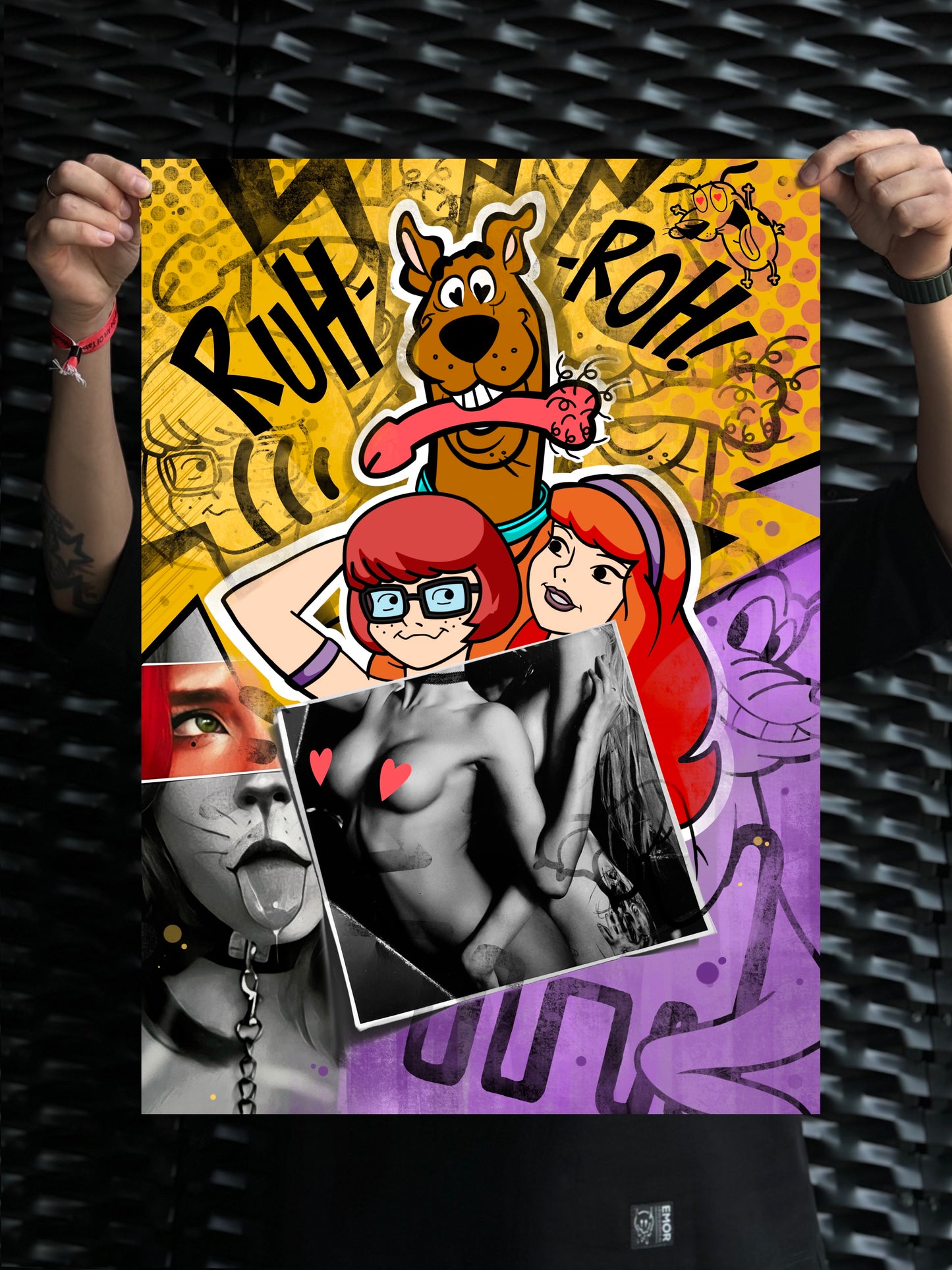 Print | Canvas “Ruh-Roh” 50*70 cm | Limited Edition