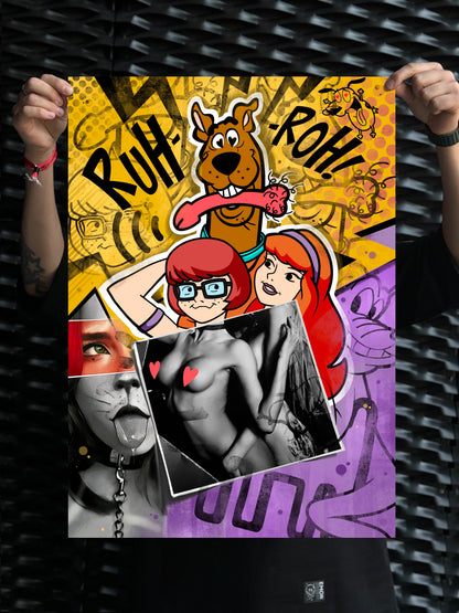 Print | Canvas “Ruh-Roh” 50*70 cm | Limited Edition
