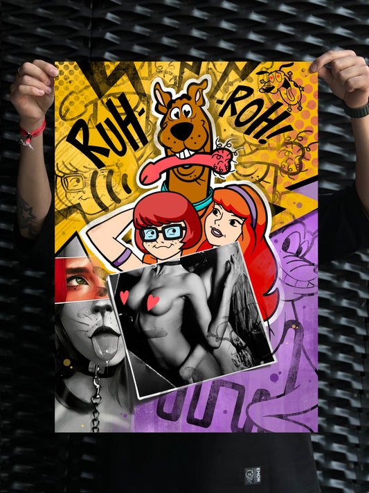 Print | Canvas “Ruh-Roh” 50*70 cm | Limited Edition